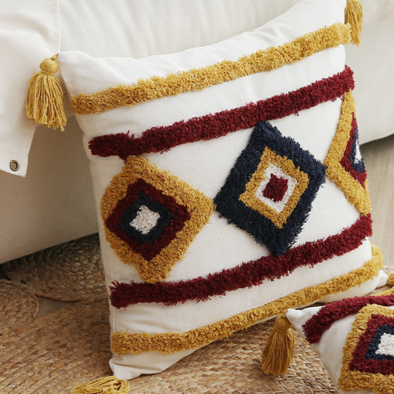 diamond boa cushion