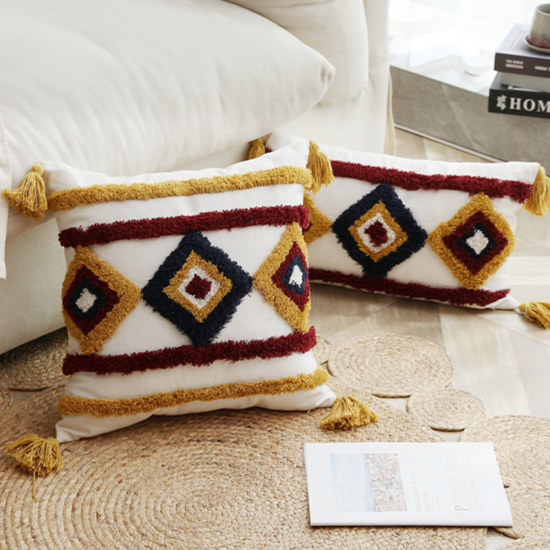 diamond boa cushion
