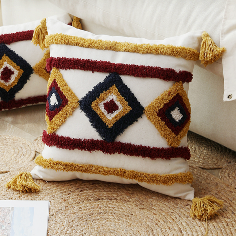 diamond boa cushion