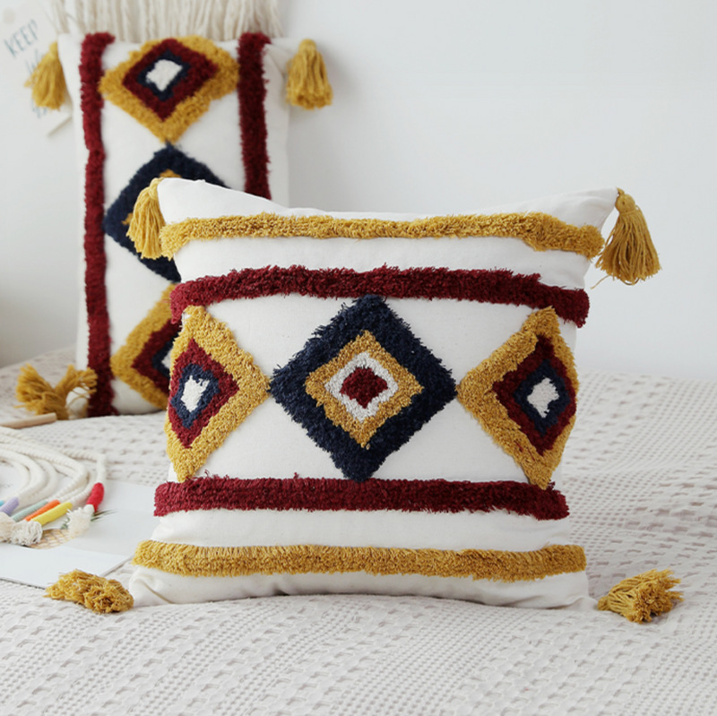 diamond boa cushion