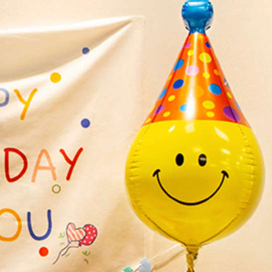 【即納】smile flower birthday balloon set