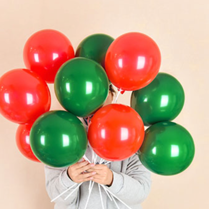 【即納】xmas pop balloon set