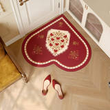 3design heart red mat