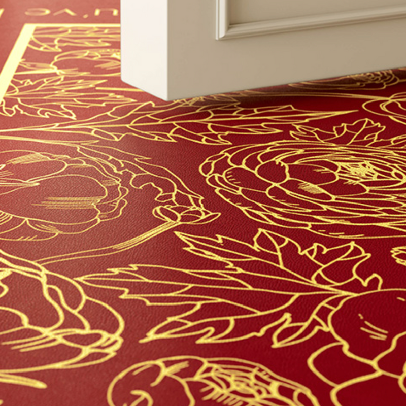 3design heart red mat