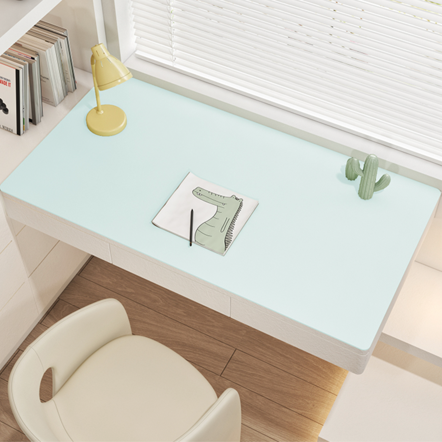 12color simple desk mat