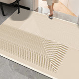 7design simple line square carpet