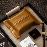 6color natural leather tissue case