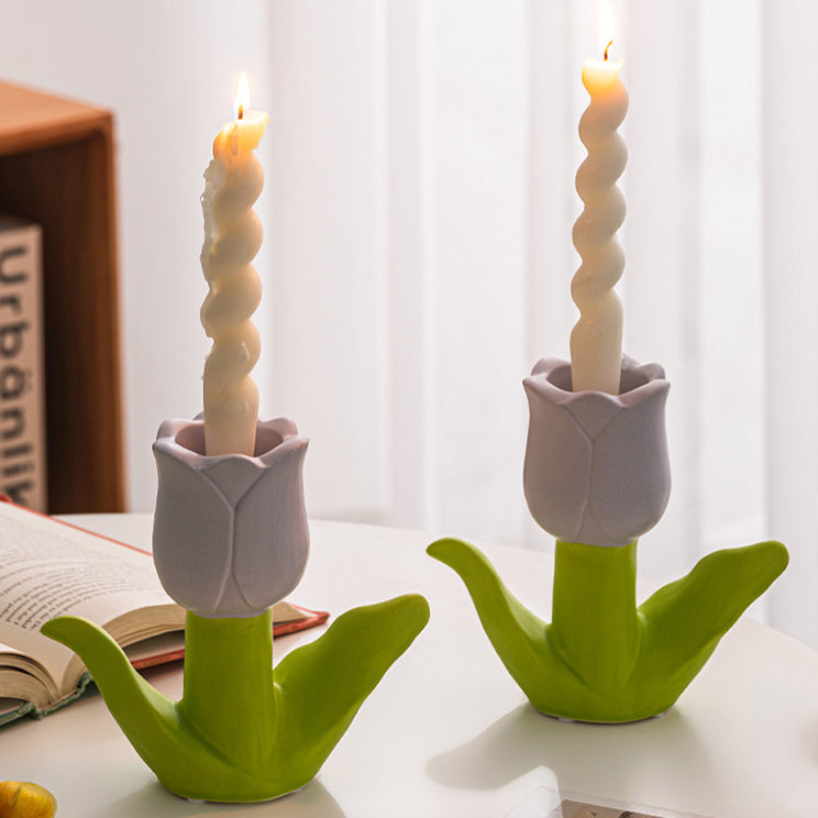 5type flower candle stand