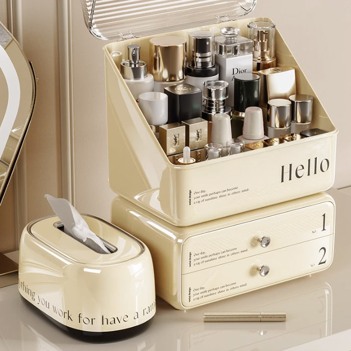 3design large capacity cosmetic storage