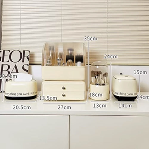 3design large capacity cosmetic storage
