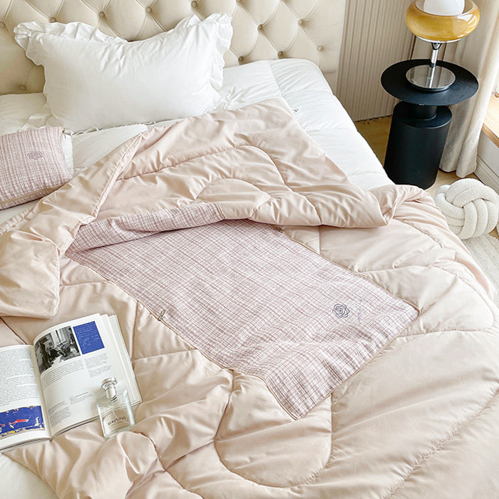 7color tweed 2way quilt
