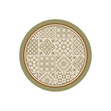 retro classical circle coaster