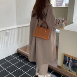 2color retro casual leather bag