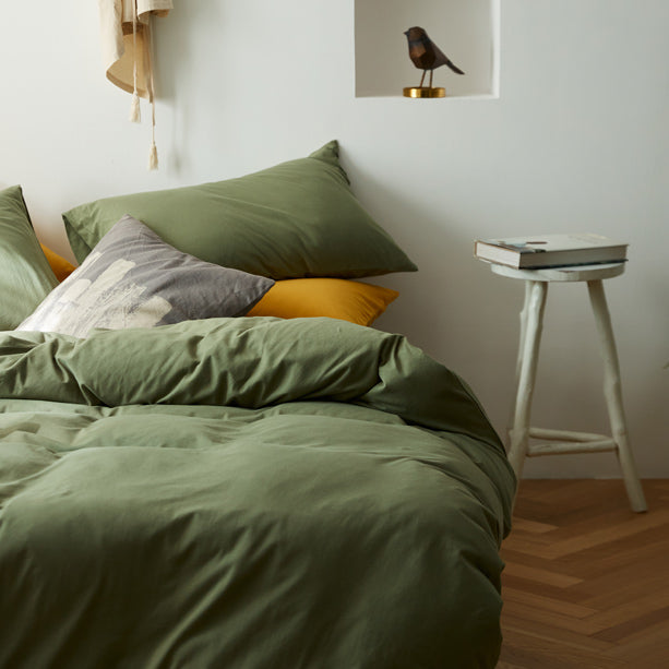 11color simple cotton bedlinen set