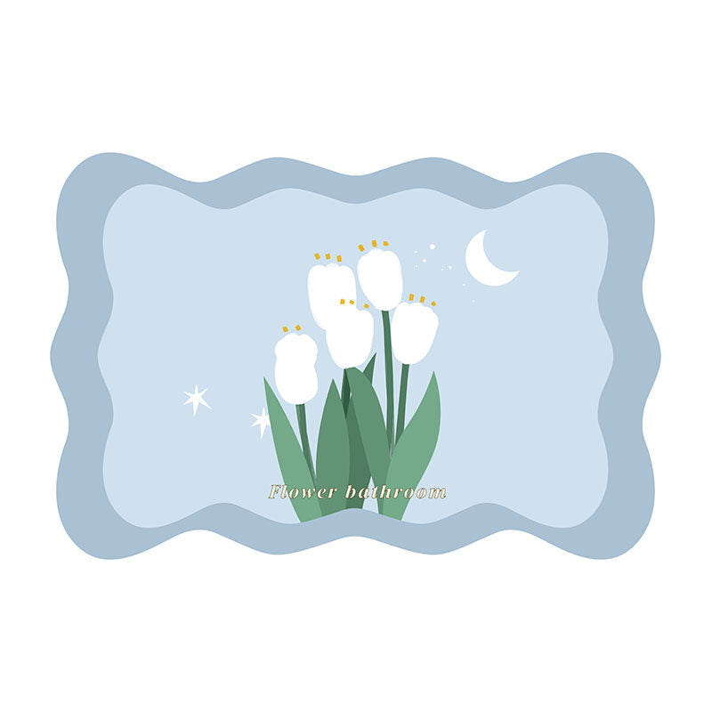 8design dream flower bath mat