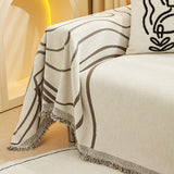 3color reversible tree ring sofa cover