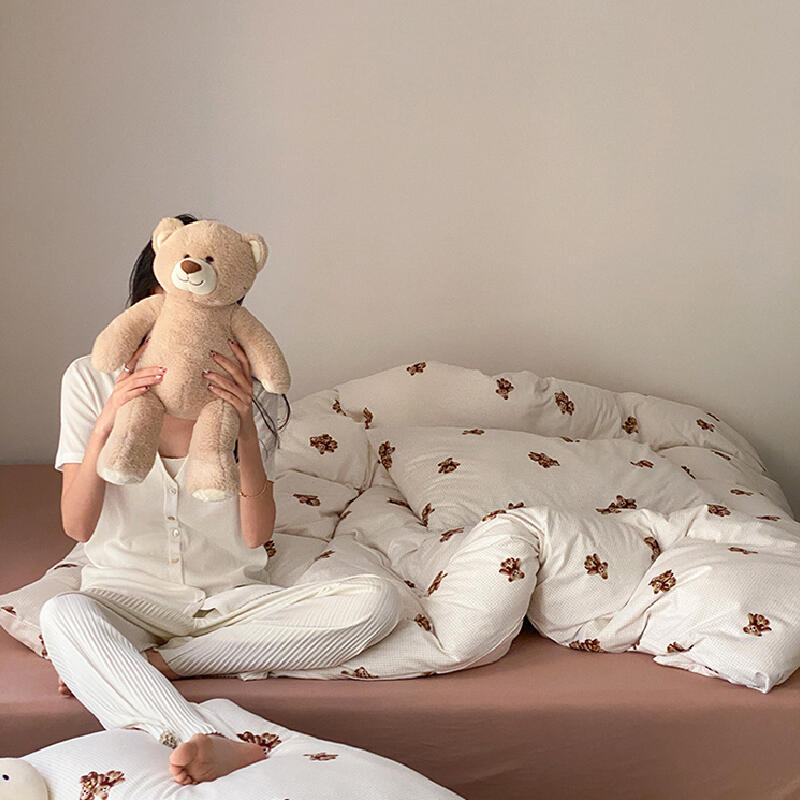 2design animal illustration girly bedlinen set