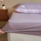 8color waffle cotton mattress sheets