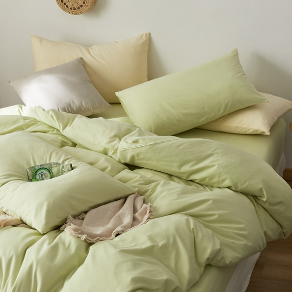 11color simple cotton bedlinen set