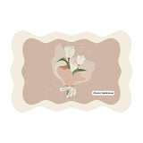 8design dream flower bath mat