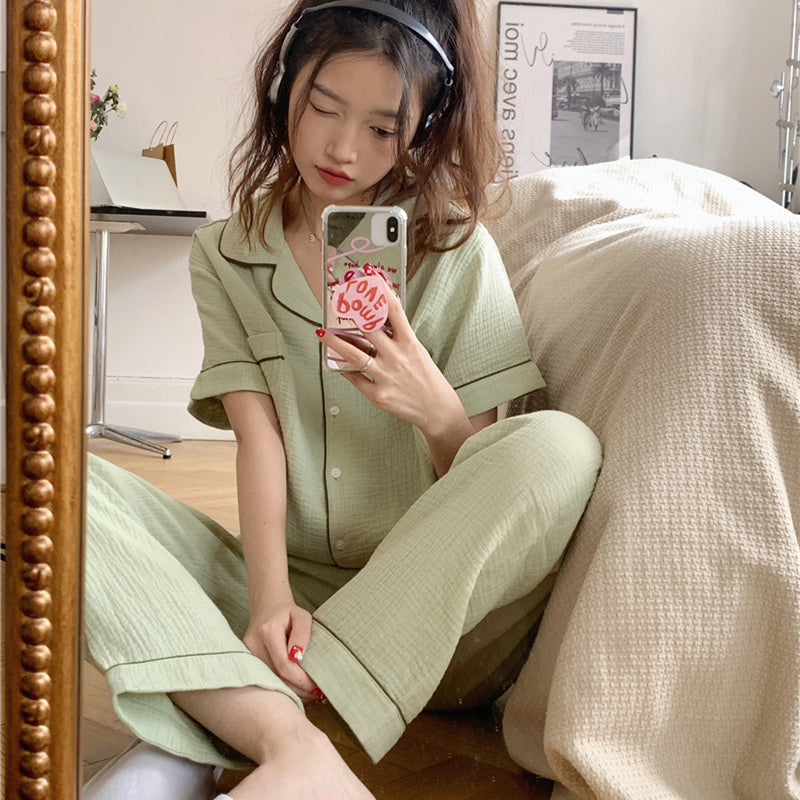2color washer cotton roomwear