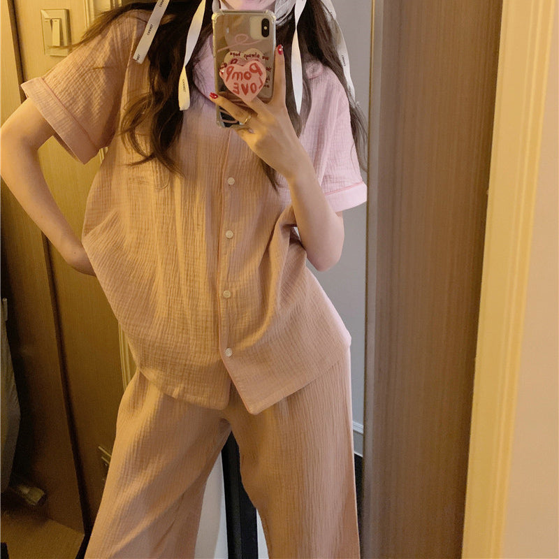 2color washer cotton roomwear