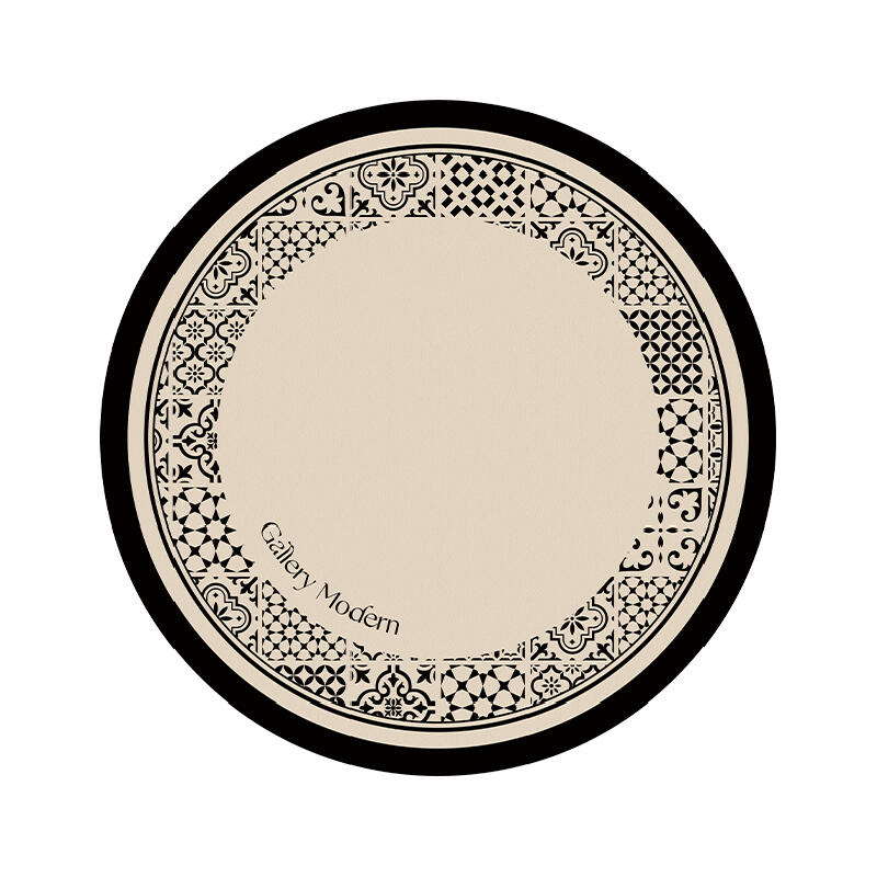 retro classical circle table mat