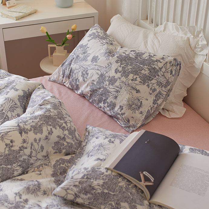 7design retro sketch bedlinen set