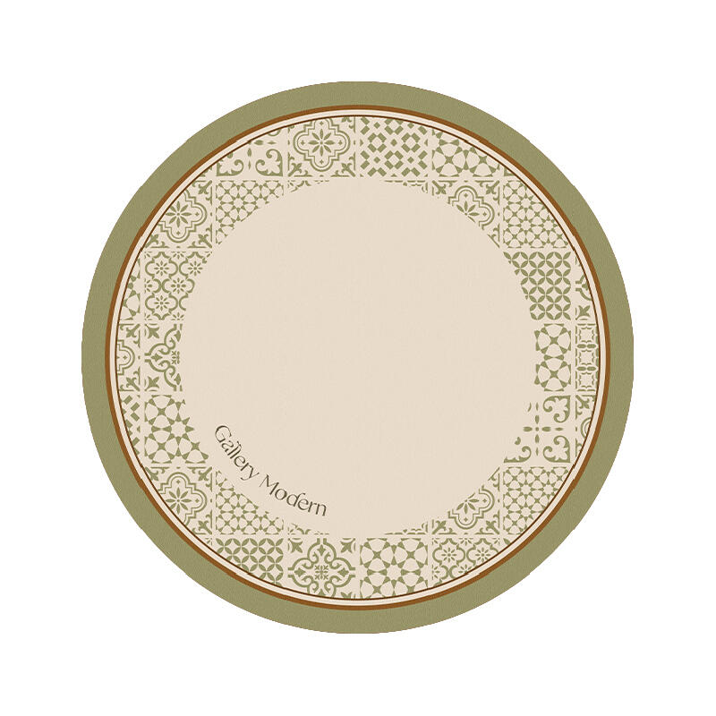 retro classical circle table mat