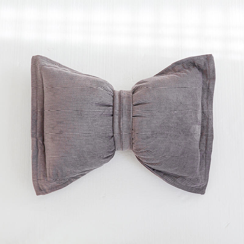 10color corduroy ribbon shape cushion