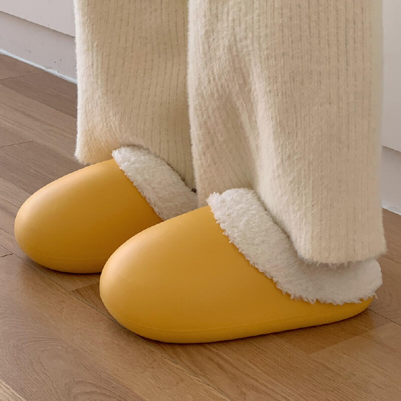 waterproof 2type fluffy roomshoes