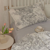 7design retro sketch bedlinen set