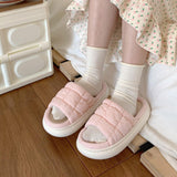 9color quilted down roomshoes