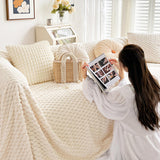 3color waffle fabric simple cushion