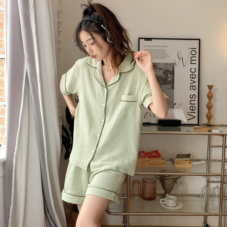 2color washer cotton roomwear