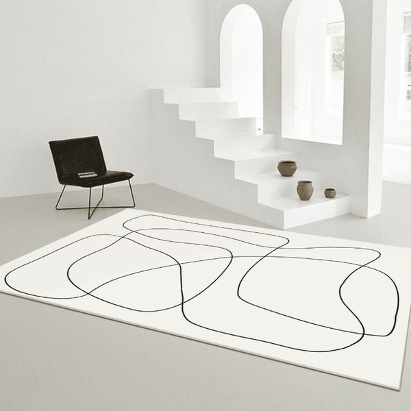 3design simple modern square carpet
