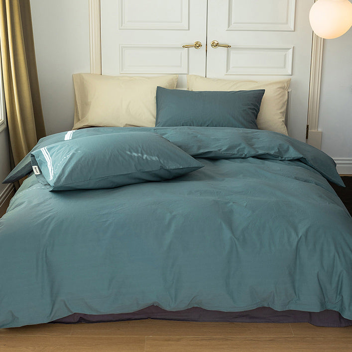 9color simple cotton bedlinen set