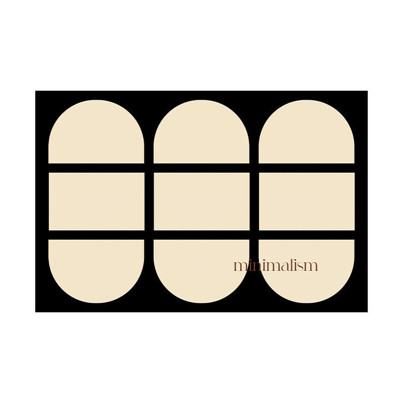 minimalism retro door mat