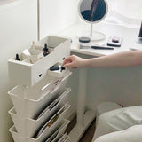 simple white bookstand