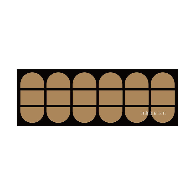 minimalism retro kitchen mat