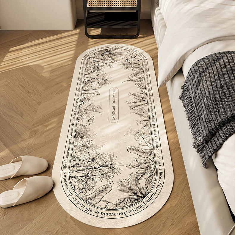 lucky logo luxury floor mat