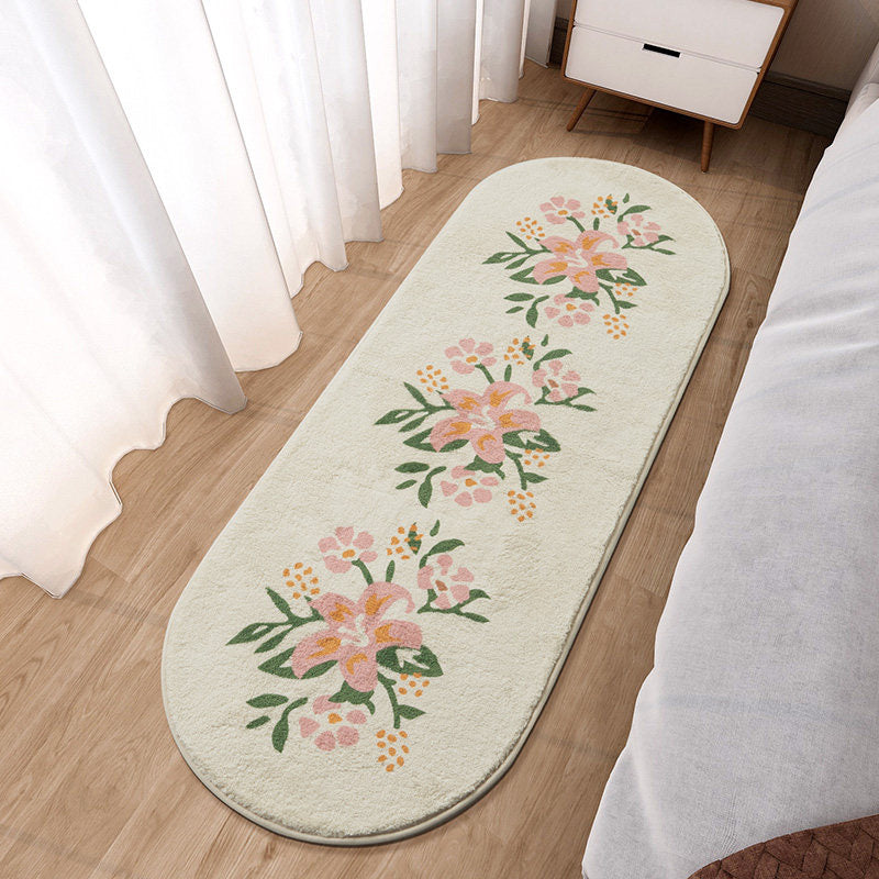 5design oval flower mat
