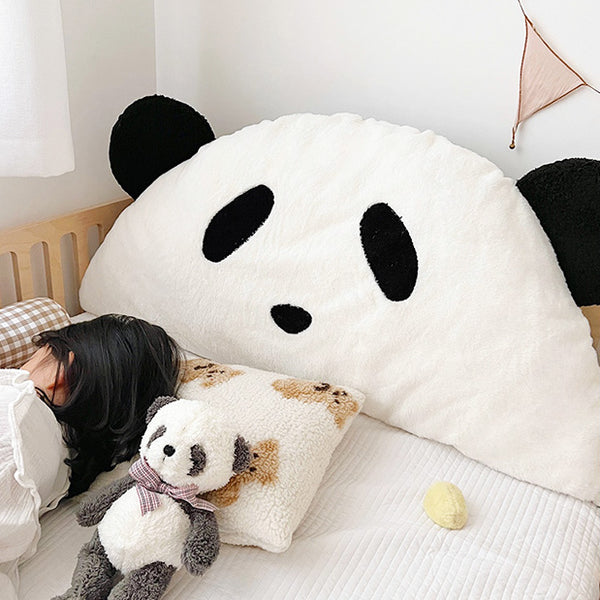 semicircle panda cushion