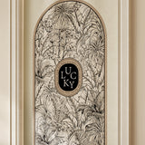 lucky logo luxury curtain