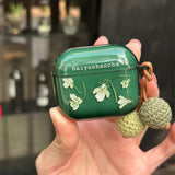 green tea flower Airpods case