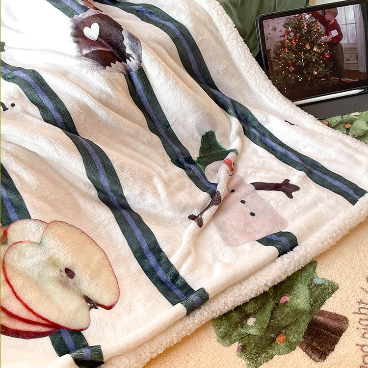 2design winter pattern blanket