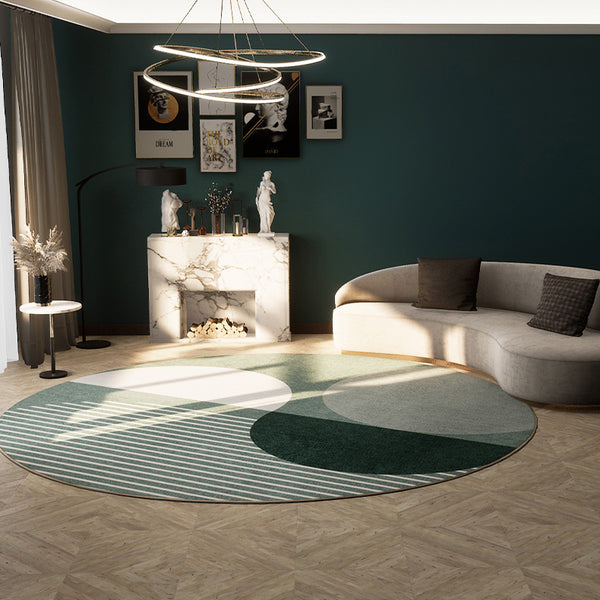 5design modern round carpet