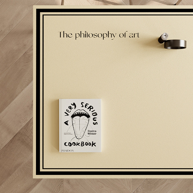 2design art philosophy square table mat