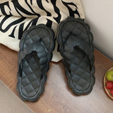 3color scallop rubber roomshoes