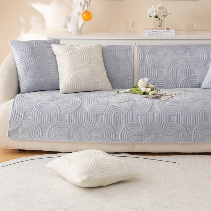 3color arch stitch sofa cover